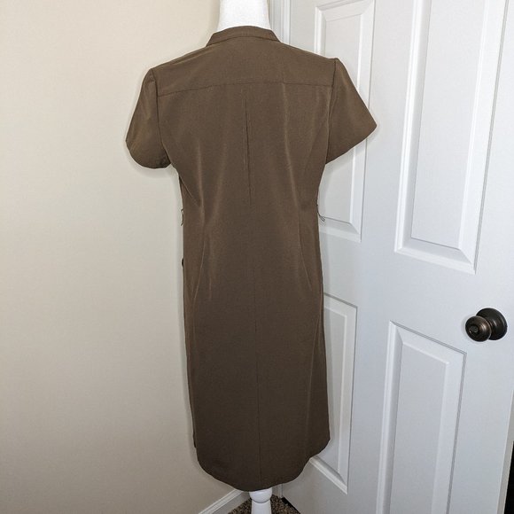 Talbots Petites dress size 8 brown - Picture 2 of 4